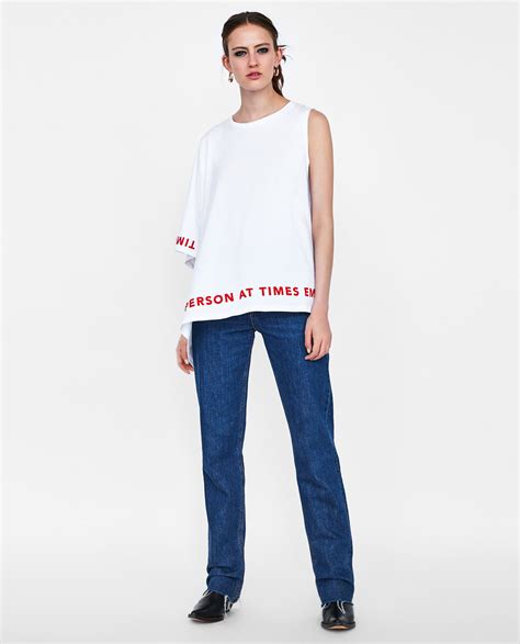 camisetas para mujer zara